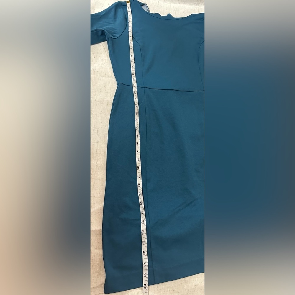Ann Taylor Factory Blue Sheath Midi Dress 💙 - Picture 9 of 11